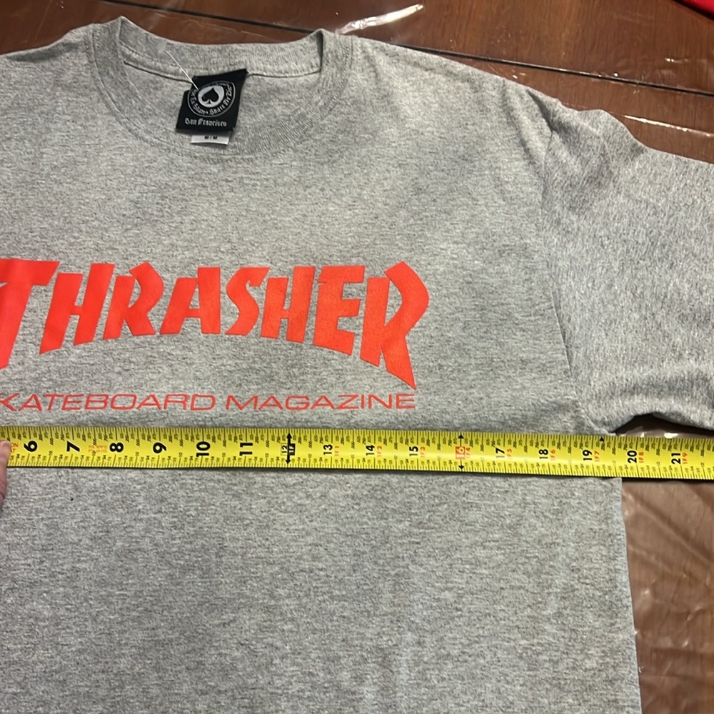 Thrasher skateboard magazine Gray T-Shirt unisex NWOT size medium - Picture 2 of 5